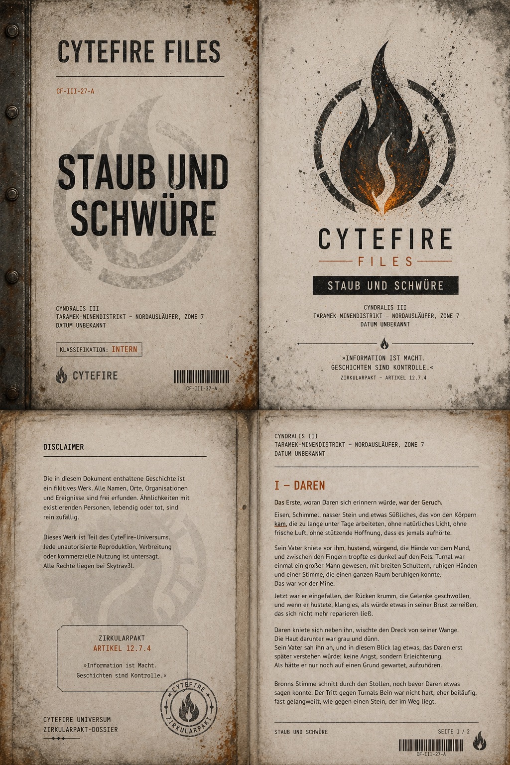 An open classified CYTEFIRE Files dossier