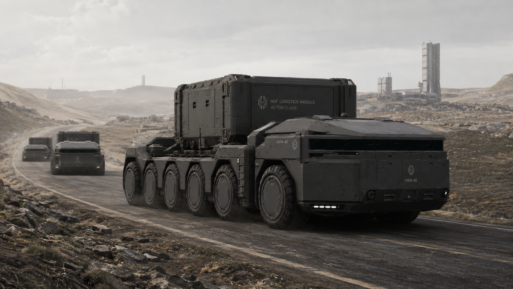 HVH-40 Heavy Hauler with flatbed