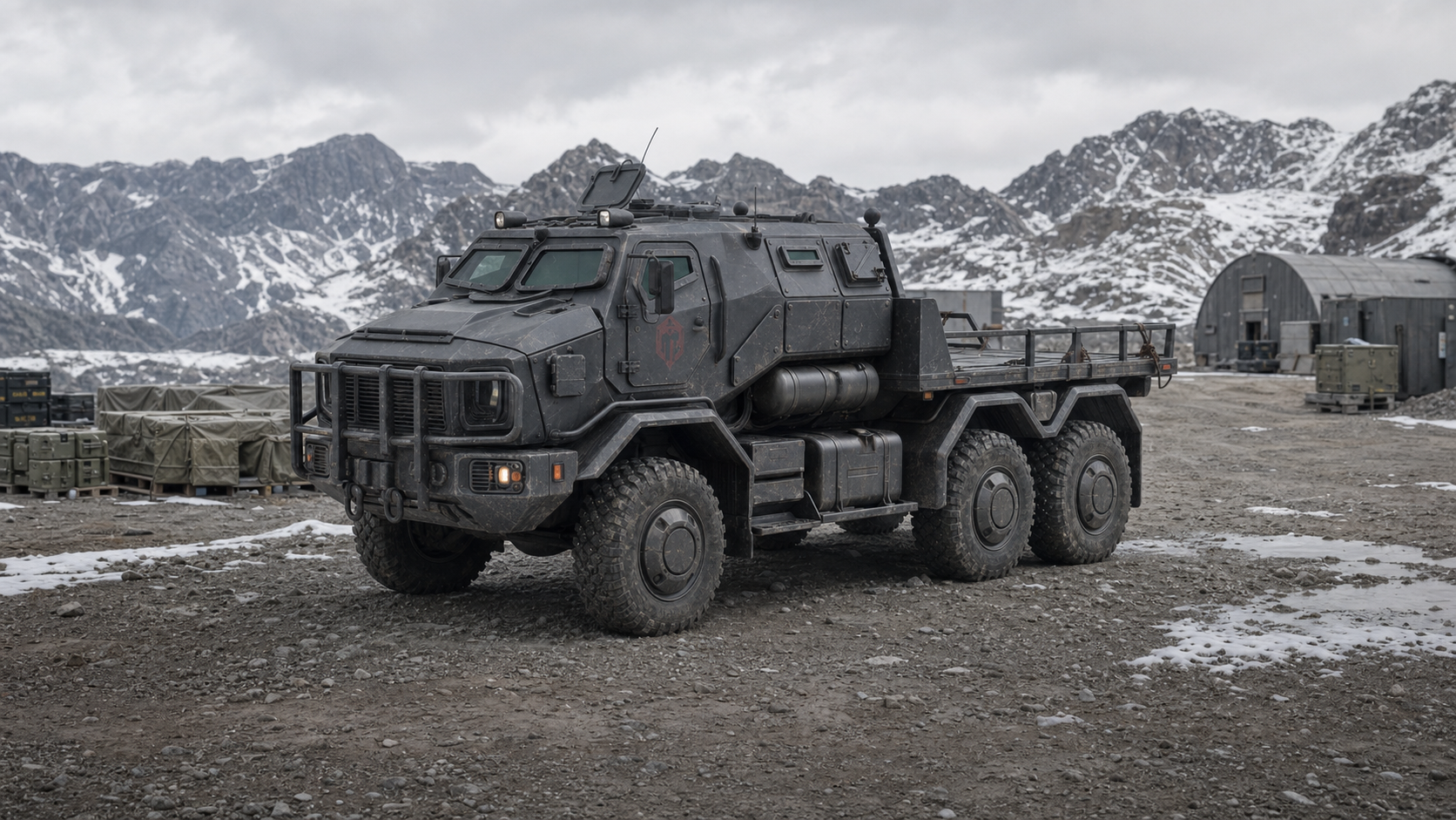 TUC-5 Tactical Utility Carrier shown from multiple angles