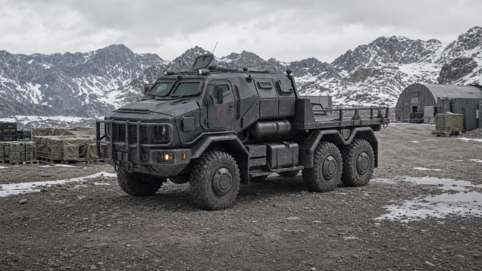 TUC-5 Tactical Utility Carrier shown from multiple angles